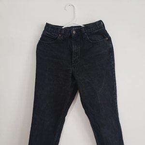 Vintage Gap Black High Waisted Jeans - 4 (25-26)
